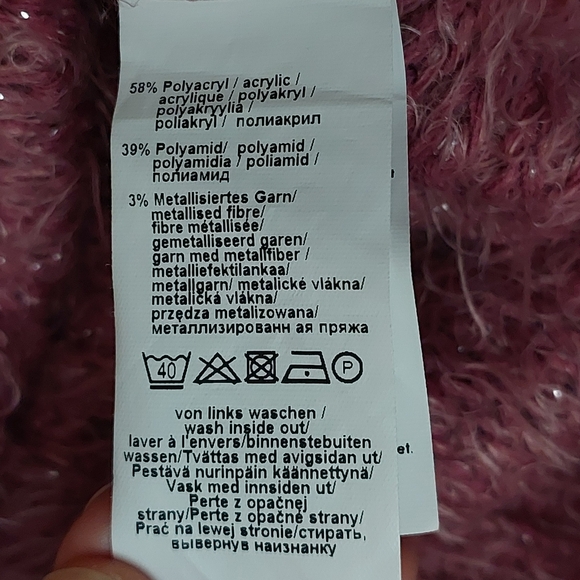 Pink Fuzzy Sweater - Picture 5 of 6